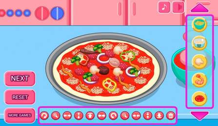 披萨快餐店手游app截图