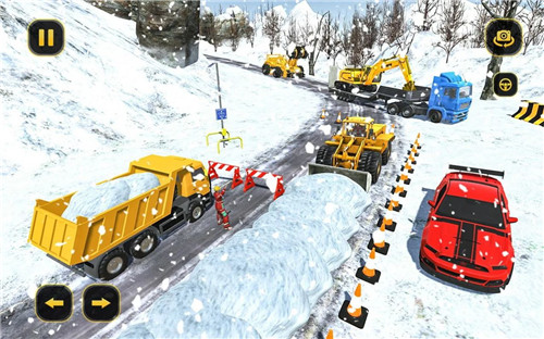 雪地货车模拟运输 卡车运输模拟器手游app截图