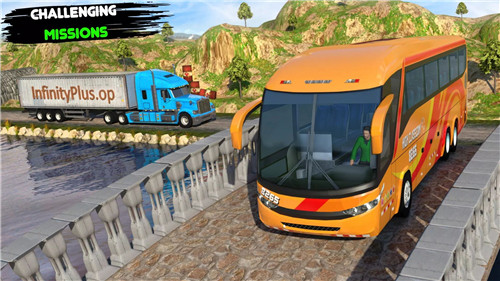 长途巴士公司模拟器3D 巴士驾驶模拟器手游app截图
