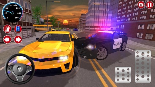 真实警车模拟器 模拟驾驶2022手游app截图