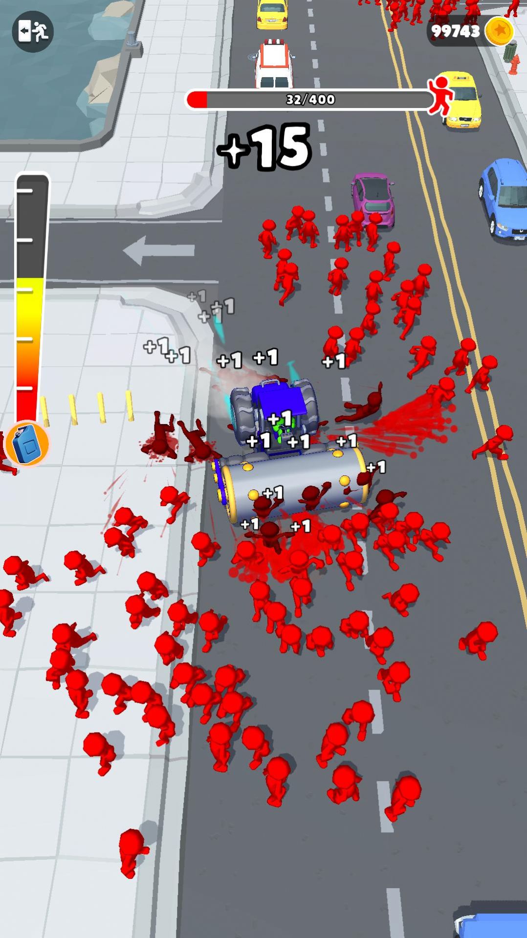 疯狂的司机3D手游app截图