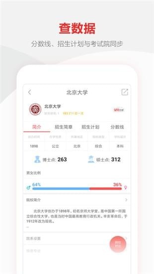 高考志愿 填报模板手机软件app截图