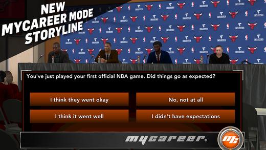 nba 2k15 手机版手游app截图