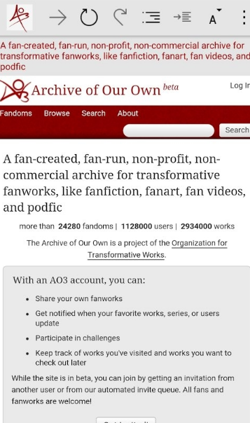 ao3 镜像网站链接手机软件app截图