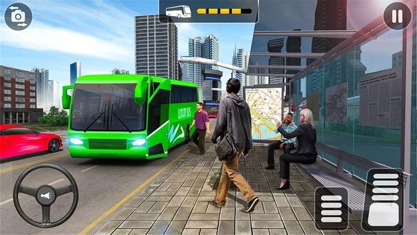 模拟驾驶大巴车 拉客载人手游app截图