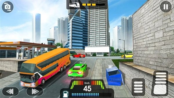模拟驾驶大巴车 拉客载人手游app截图