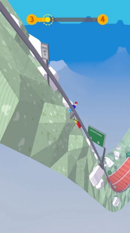 山丘滚轮比赛3D手游app截图