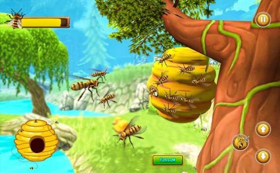 Honey Bee Bug Games手游app截图