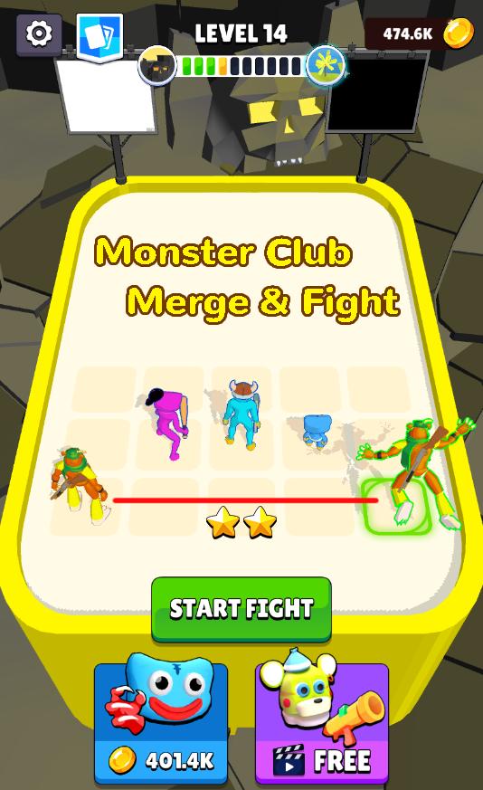 怪物俱乐部合并与战斗手游app截图