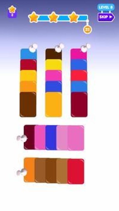 颜色排序堆栈手游app截图