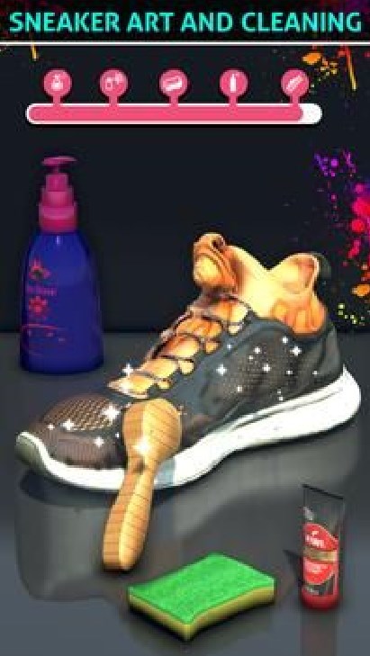 运动鞋清洁模拟器手游app截图