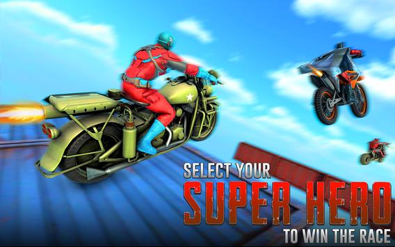 自行车特技超级英雄竞赛3D 免广告版手游app截图