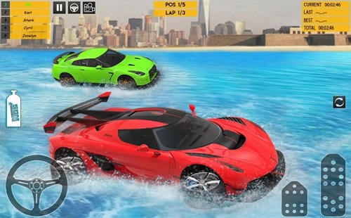 水上特技赛车3D 免广告版手游app截图