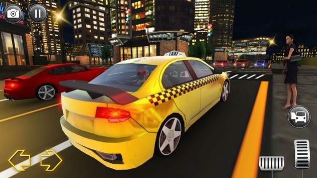 跑车出租车模拟器手游app截图