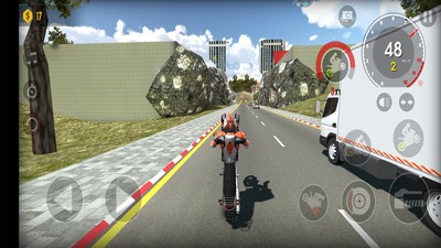 摩托车高速公路驾驶 单机版手游app截图