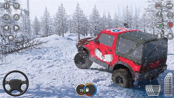 雪地越野卡车驾驶模拟 手机版手游app截图
