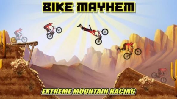山地自行车比赛手游app截图