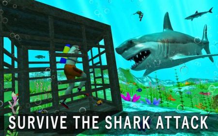 愤怒鲨鱼狙击手3D 中文版手游app截图