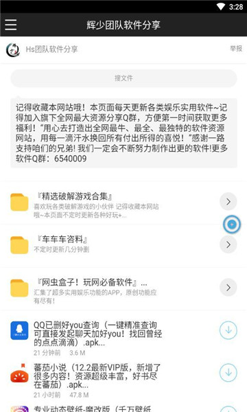 辉少团队软件库 网址链接手机软件app截图