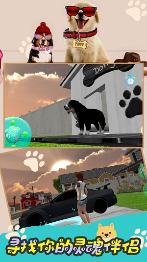 模拟狗狗的快乐 免广告版手游app截图