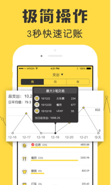鲨鱼记账 安卓版手机软件app截图