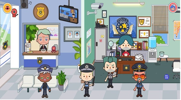 迷你校园警察模拟器手游app截图