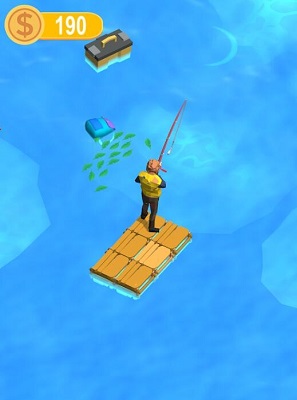 海上木筏钓鱼手游app截图