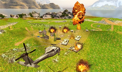 武装直升机战争模拟器手游app截图