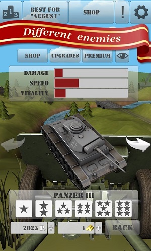 炮兵摧毁坦克 最新版2024手游app截图