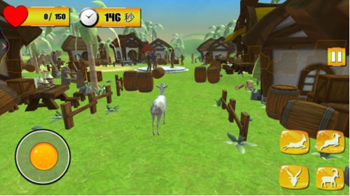山羊模拟生存 免费正版手游app截图