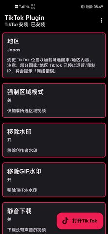 tiktokplugin 中文版手机软件app截图