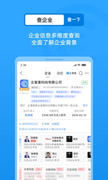 企查查 在线查询手机软件app截图