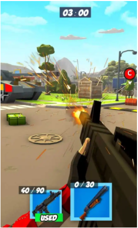 FPS警枪游戏：像素战争手游app截图