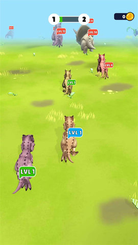 恐龙战争合并奔跑 中文版手游app截图