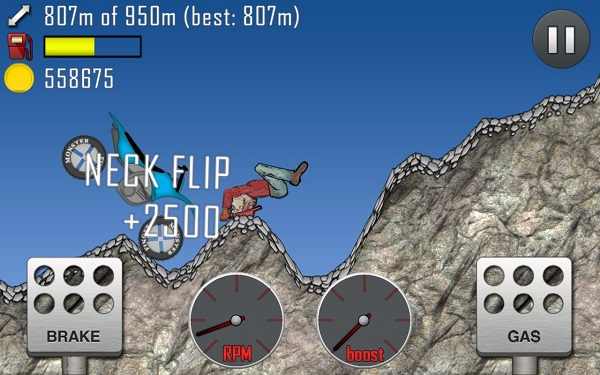 Hill Climb Racing手游app截图