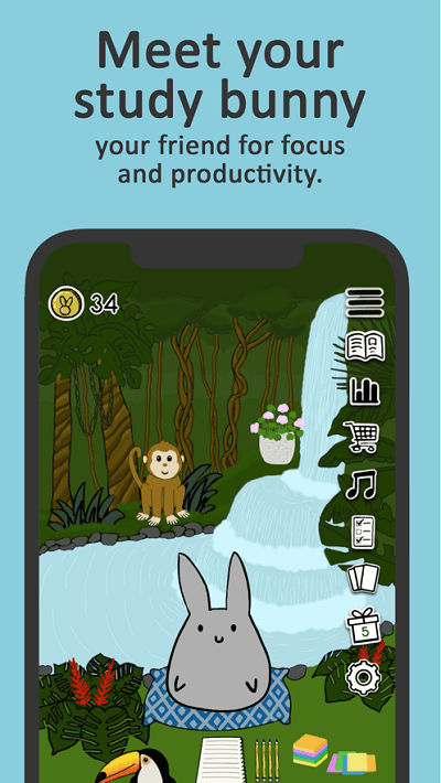 Study Bunny 中文版手机软件app截图
