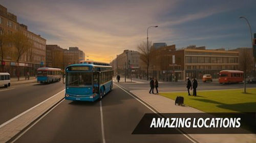 巴士模拟器现代欧洲 中文版手游app截图