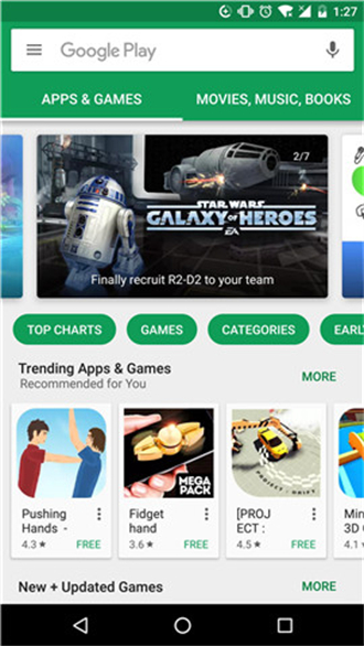 Google Play Store 最新版手机软件app截图