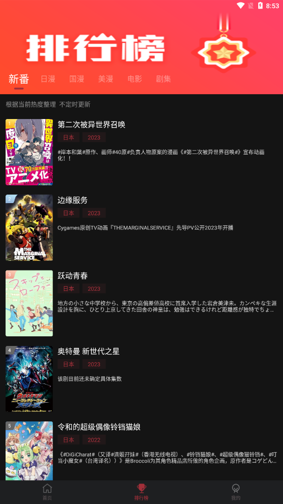 新次元喵 免费版手机软件app截图