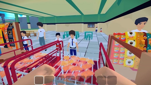 学校自助餐厅模拟器手游app截图