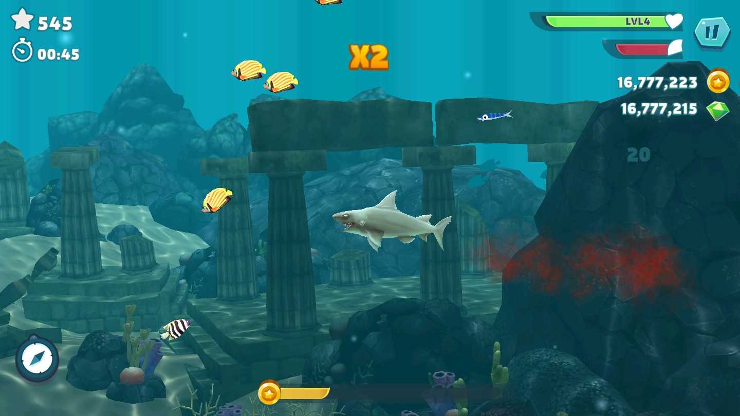饥饿鲨进化无限钻石 最新版手游app截图