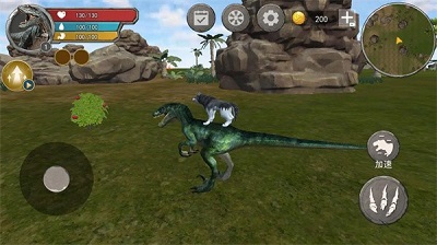 恐龙抗狼吞噬生存 手机版手游app截图