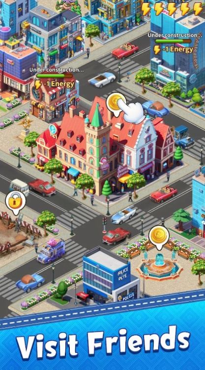 合并城市：豪宅城市 无广告手游app截图