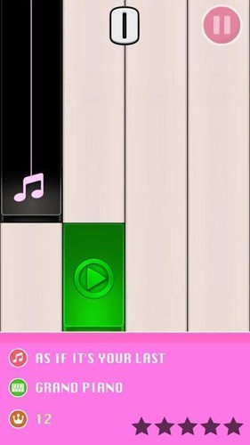 Blackpink钢琴块手游app截图