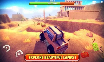  Screenshot of off-road zombie road mobile game app