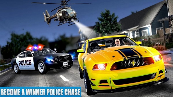美国警车直升机驾驶追逐 中文手机版手游app截图