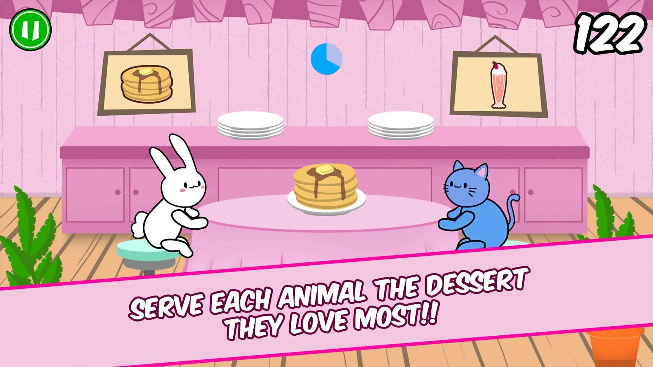兔子薄煎饼和猫奶昔手游app截图