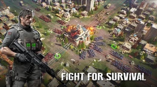  Zombie era: screenshot of mobile game app of virus war