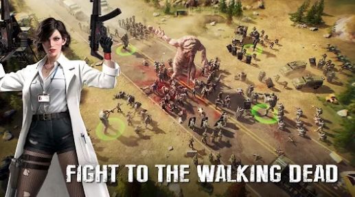  Zombie era: screenshot of mobile game app of virus war