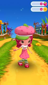 草莓女孩跑酷手游app截图